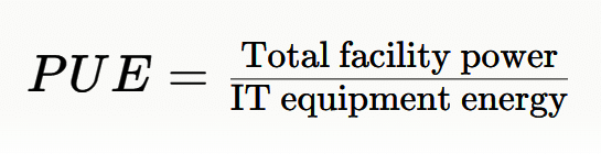 PUE Calculation